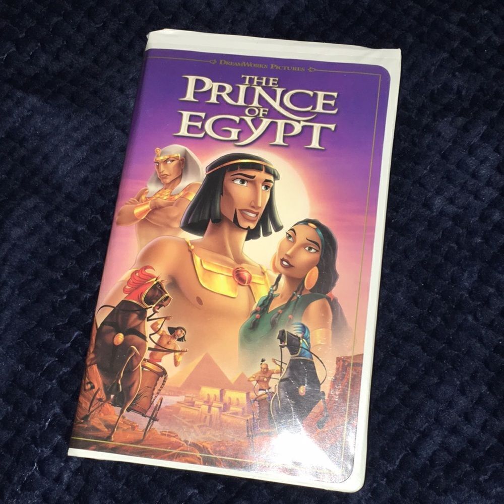Dreamworks productions The Prince of Egypt vhs movie vintage clamshell
